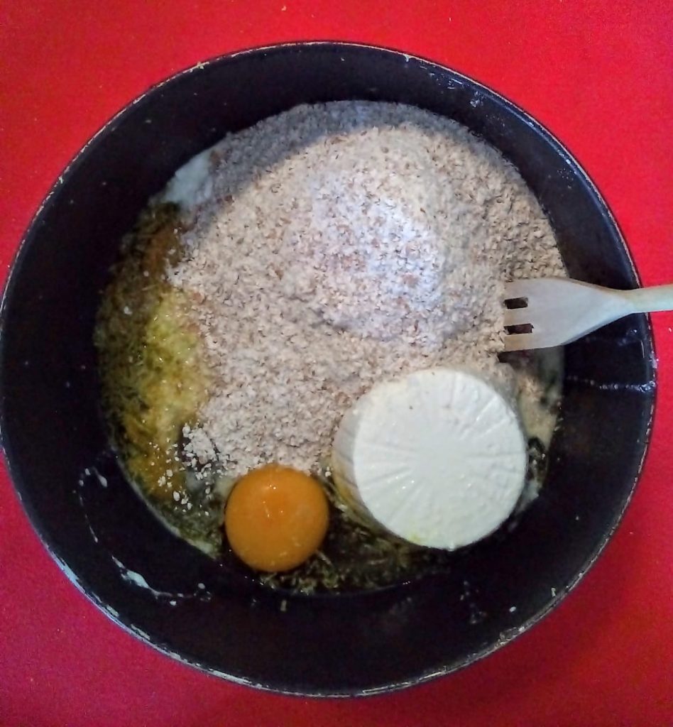 ingredienti ciambella ricotta e mirtilli